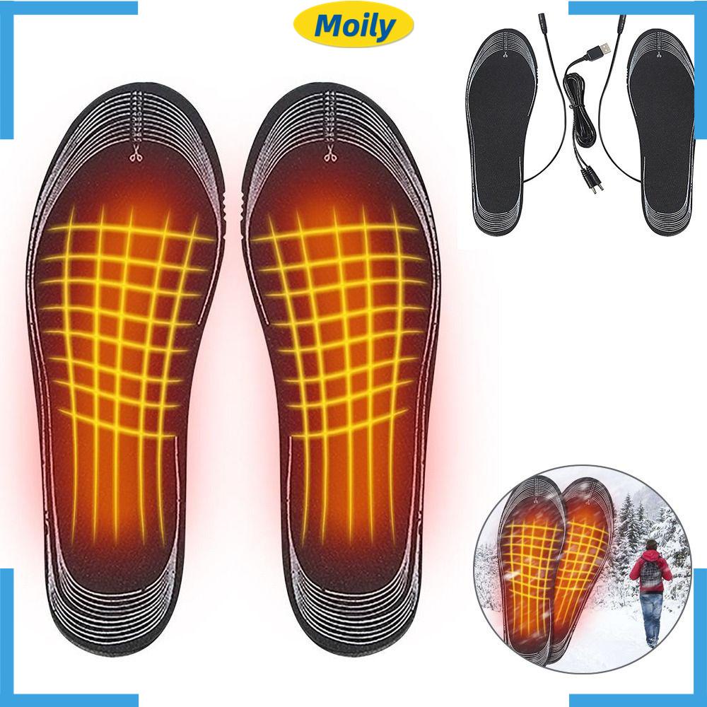 MOILYVN Đế Lót Giày Sưởi Ấm Bằng Điện Có Thể Sạc Lại Thời Tiết Mùa Đông Mới Unisex