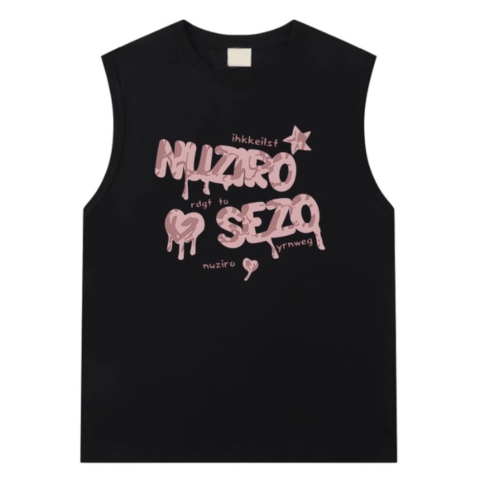 NRVP Áo Thun Nữ Không Tay 100% Cotton Thời Trang Hàn Quốc