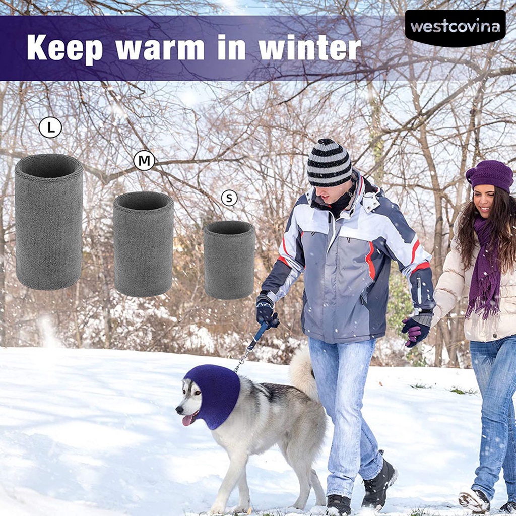 [COD]♞Vỏ Bọc Che Tai Giữ Ấm Chống Ồn Đa Năng Cho Thú Cưng