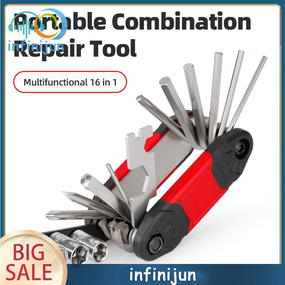 Tua Vít Sửa Xe Đạp Thiết Kế Hình Lục Giác Gấp Gọn Tiện Dụng