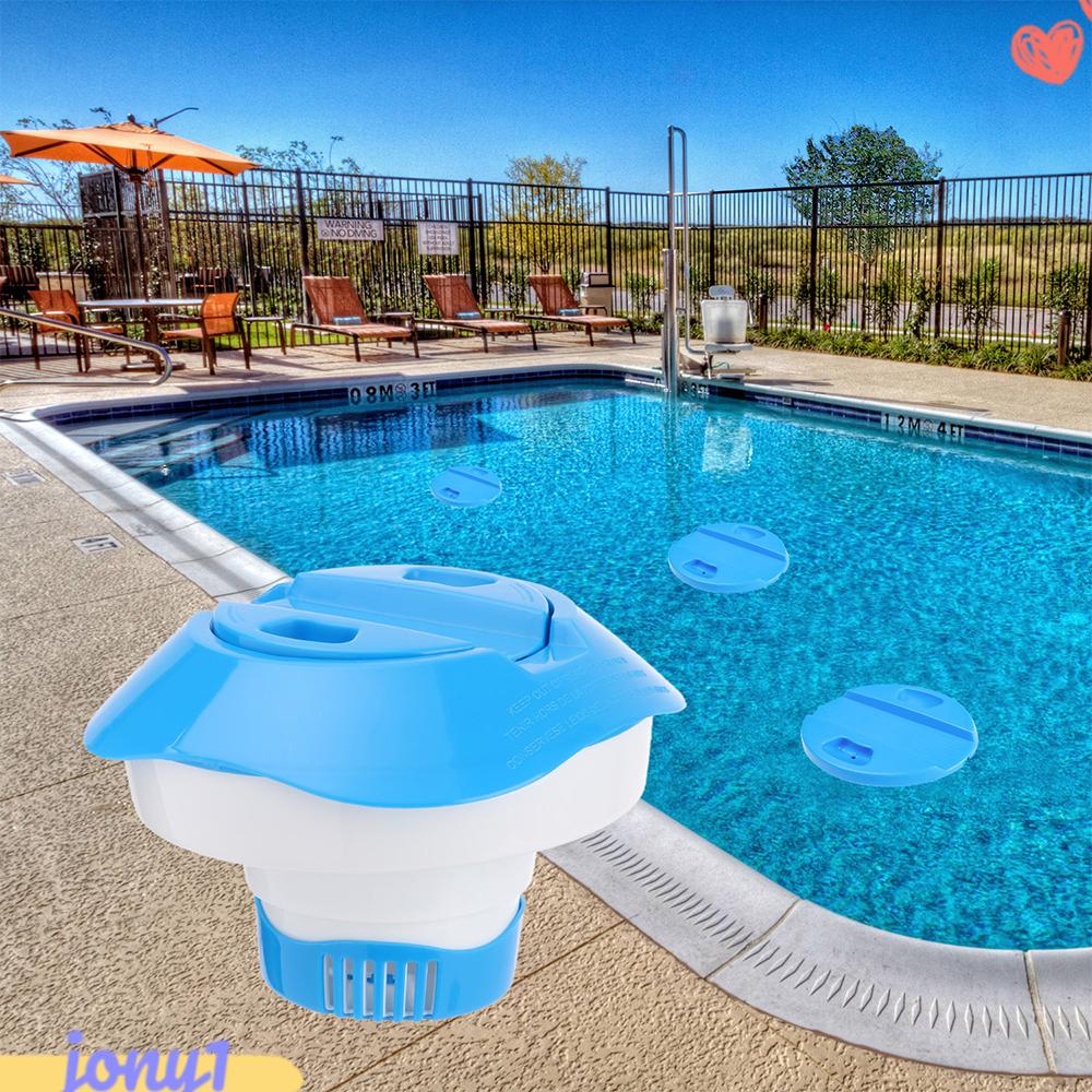 JONYE Máy Khuếch Tán Clorinator Nổi Trên Mặt Nước 3 Inch Có Thể Điều Chỉnh Lưu Lượng