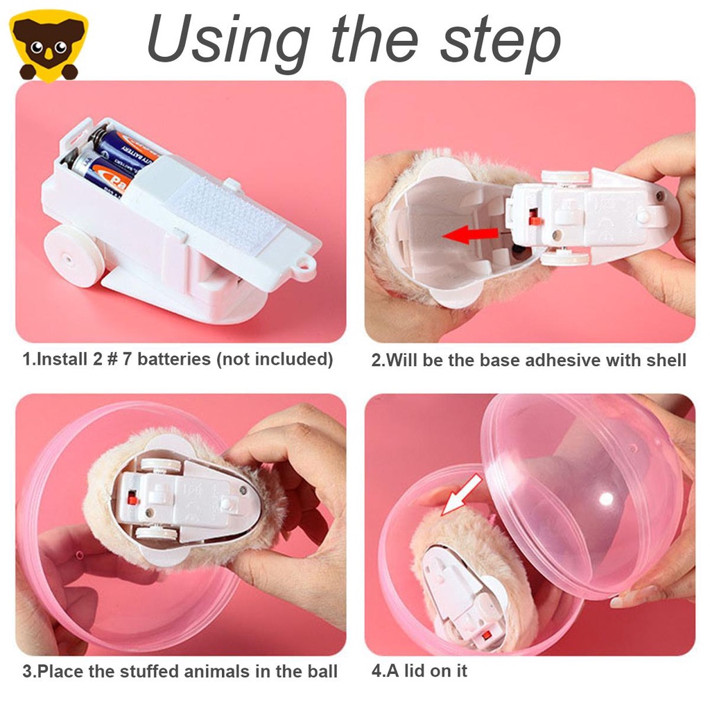 Bóng Lăn Điện Tử Hình Chuột Hamster Dễ Thương SHOPCYC6642