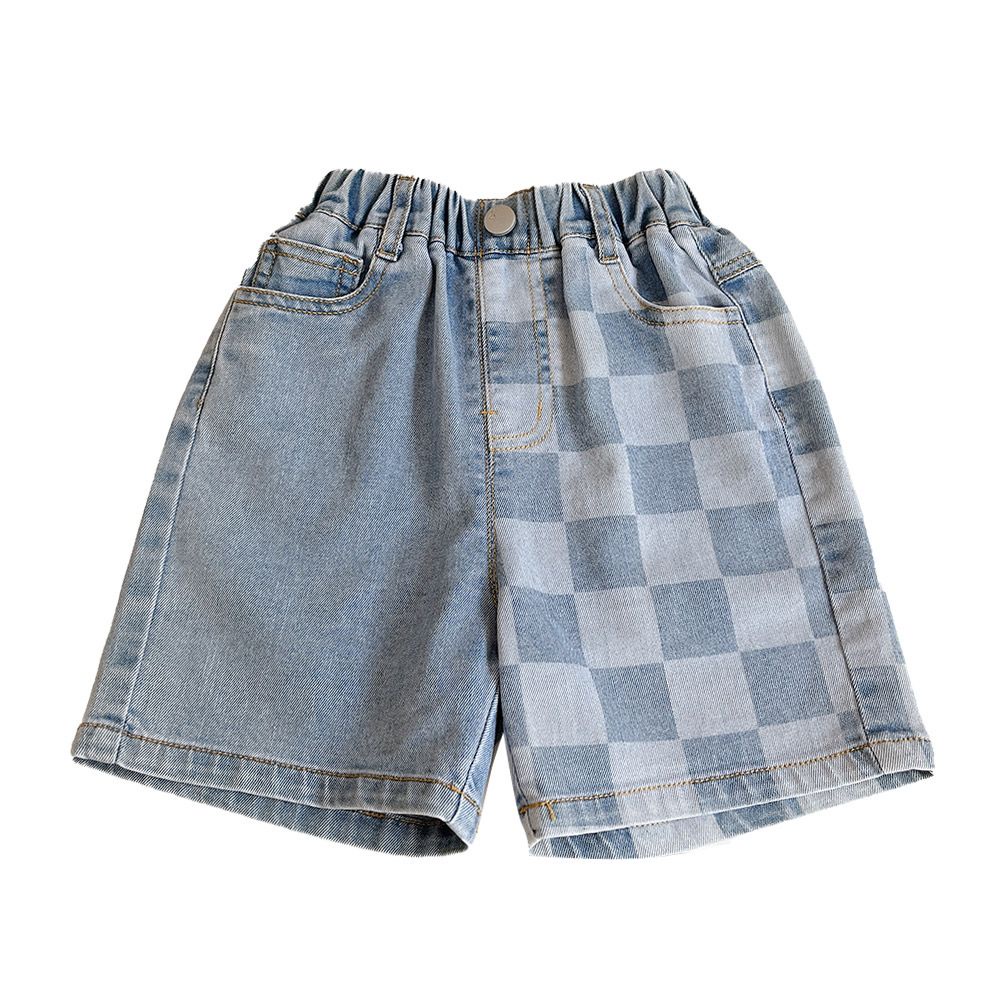 Quần Short Denim Thời Trang Mùa Hè Dễ Phối Đồ Cho Bé Trai