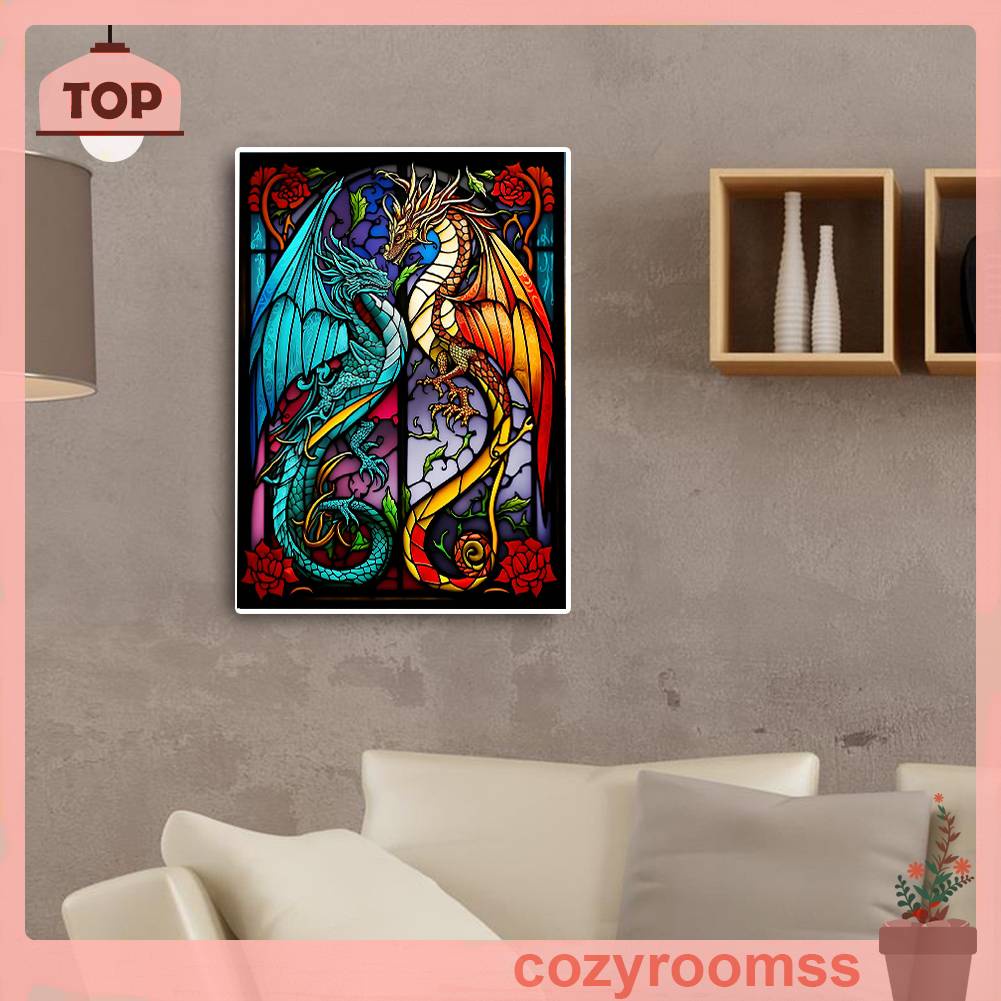 Tranh Đính Đá Kim Cương Toàn Bộ 5D DIY Hình Vẽ Pterosaur