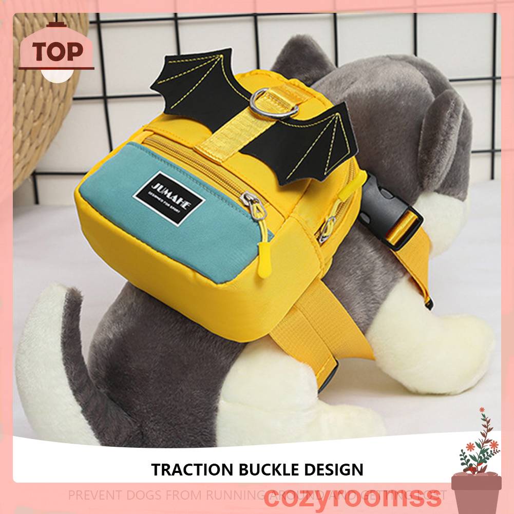 Túi Đựng Thức Ăn Vặt Cỡ Lớn Tự Dính Hình Đôi Cánh Dễ Thương Cho Thú Cưng