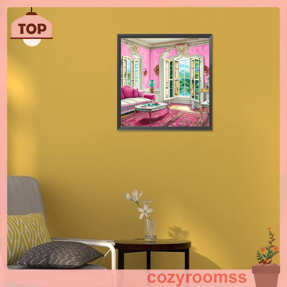 Bộ Tranh Đính Đá 5D Tự Làm Toàn Diện Trang Trí Phòng Khách