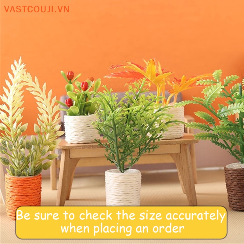 Mô Hình Chậu Cây Phong Tỉ Lệ 1: 12 Dùng Trang Trí Nhà Búp Bê