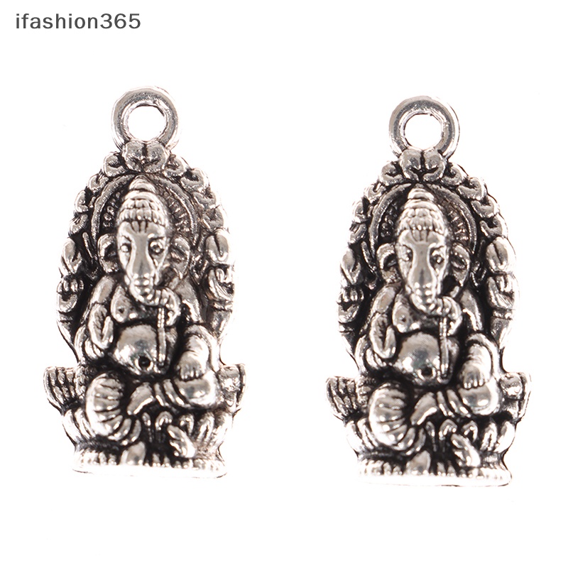 Set 10 Mặt Dây Chuyền Hình Phật Bằng Hợp Kim Diy