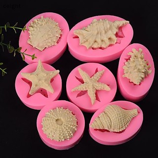 Khuôn silicon làm bánh kẹo hình vỏ sò diy