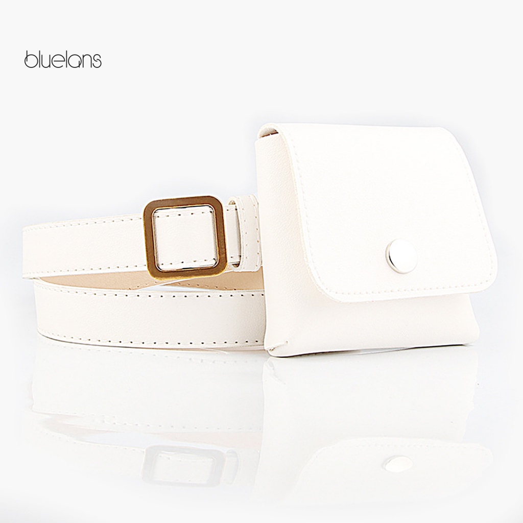 Thắt Lưng Giả Da Chống Thấm Nước Có Khóa Kiểu Cổ Điển