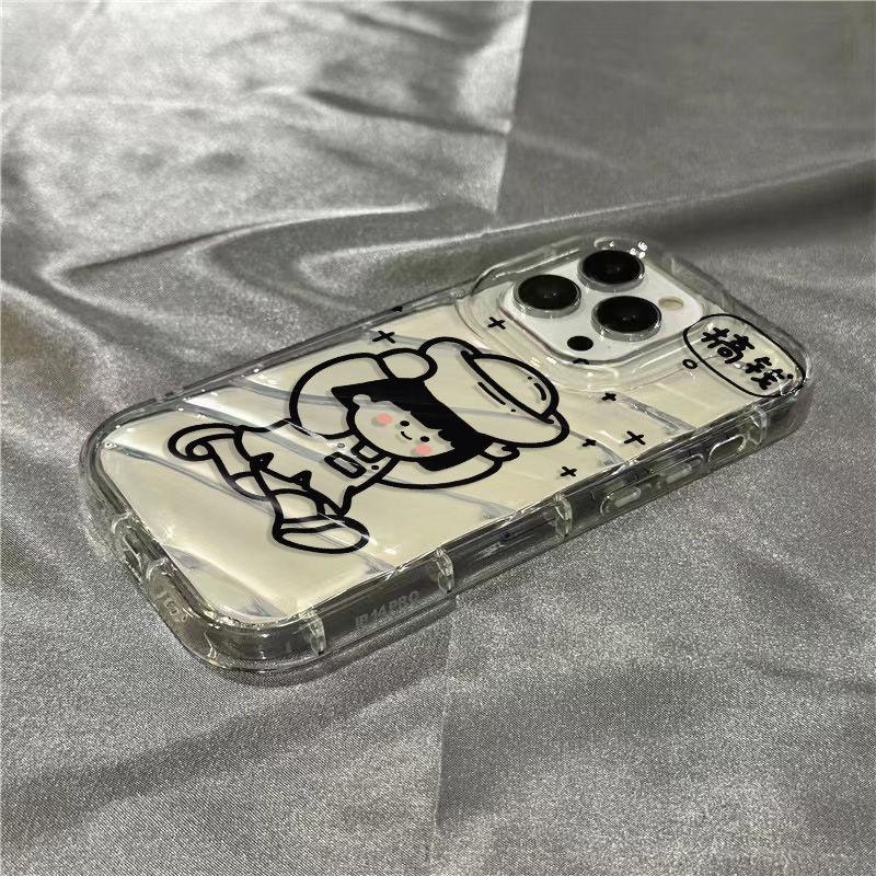 Ốp Điện Thoại Mềm Trong Suốt Hình Cô Gái Dễ Thương Cho Iphone14promax1312 / / 8ins7 / xr11plus Apple 1CDR