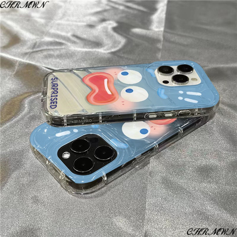 Ốp Điện Thoại Dẻo Trong Suốt Họa Tiết Hoạt Hình Cảm Xúc Vui Nhộn Cho Iphone14Promax GXPB 11 1312plus 78 Xr