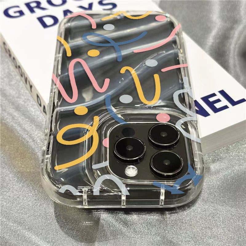 Ốp Điện Thoại Dẻo Trong Suốt Họa Tiết Hoạt Hình Oigh Dễ Thương Cho Apple 8 Line / 1312 iPhone14promaxsins11 7 plus / xr