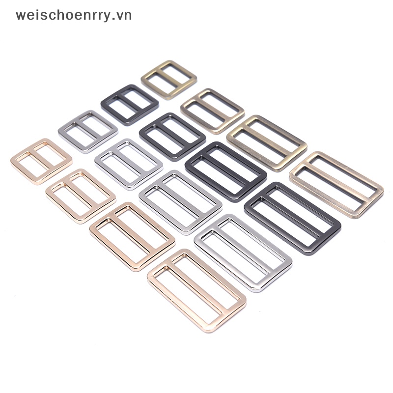Khóa Trượt Ba Lô Bằng Kim Loại Hình Chữ Nhật Có Thể Điều Chỉnh
