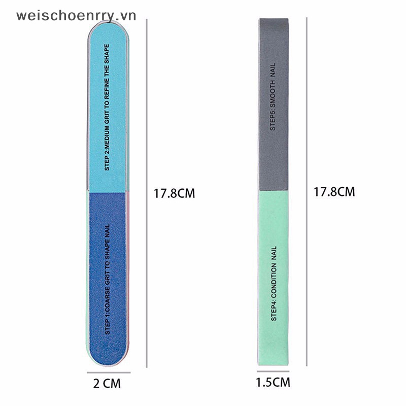 Cây Dũa Móng Tay 7 Mặt Chuyên Nghiệp Chất Lượng Cao