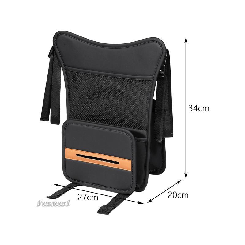 [Fenteer1] Thảm Đen Lót Ghế Sau Xe Hơi Giữ Sạch Và Gọn Gàng Chắc Chắn