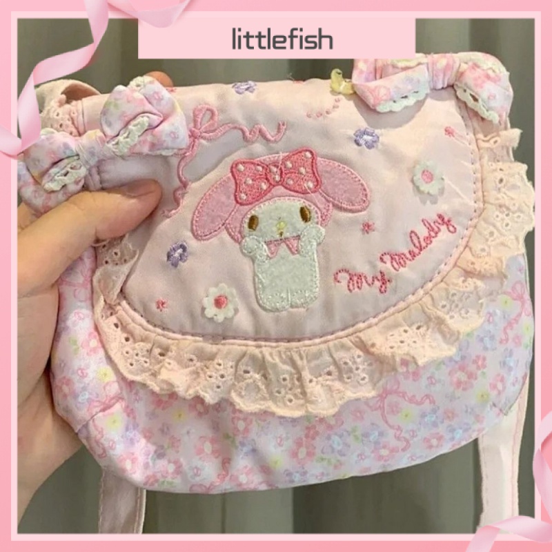 Túi Đeo Vai Phong Cách Nhật Bản Sanrio Melody Sanrio Ngọt Ngào Đơn Giản Phong Cách ins Cho Nữ