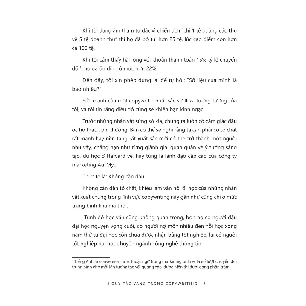 Sách 4 Quy Tắc Vàng Trong Copywriting