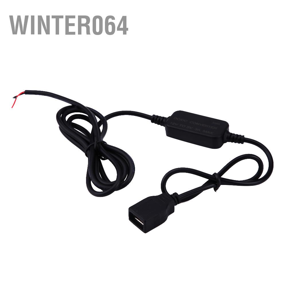 Winter064 Mô-đun Bộ Chuyển Đổi DC 3A 12V Sang 5V Tín Hiệu Đầu Ra USB Nguồn Điện Điều Chỉnh Áp