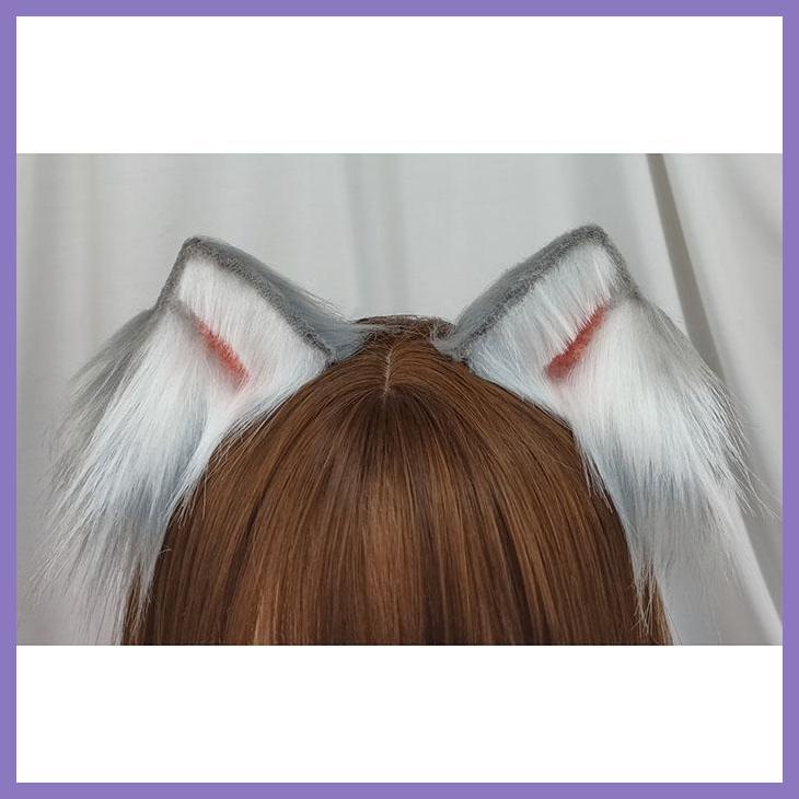 Băng Đô Tai Cáo Lông Xù Dễ Thương Làm Bằng Thủ Công Cho Nữ nota2vn