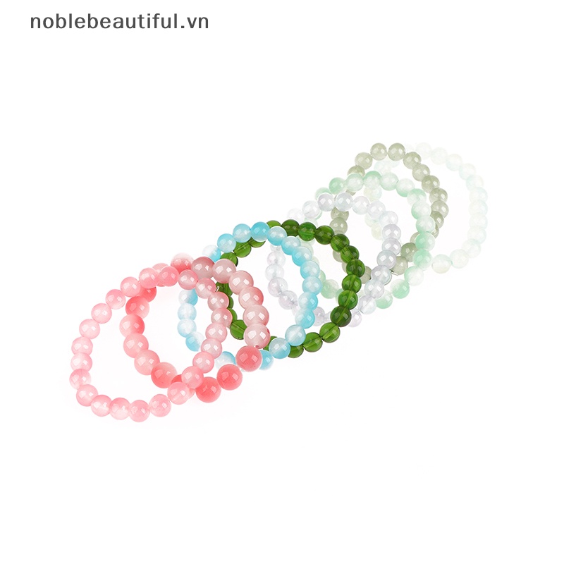 Vòng Tay Chuỗi Hạt Đá Pha Lê Tự Nhiên Nhiều Màu Thời Trang Cho Nữ