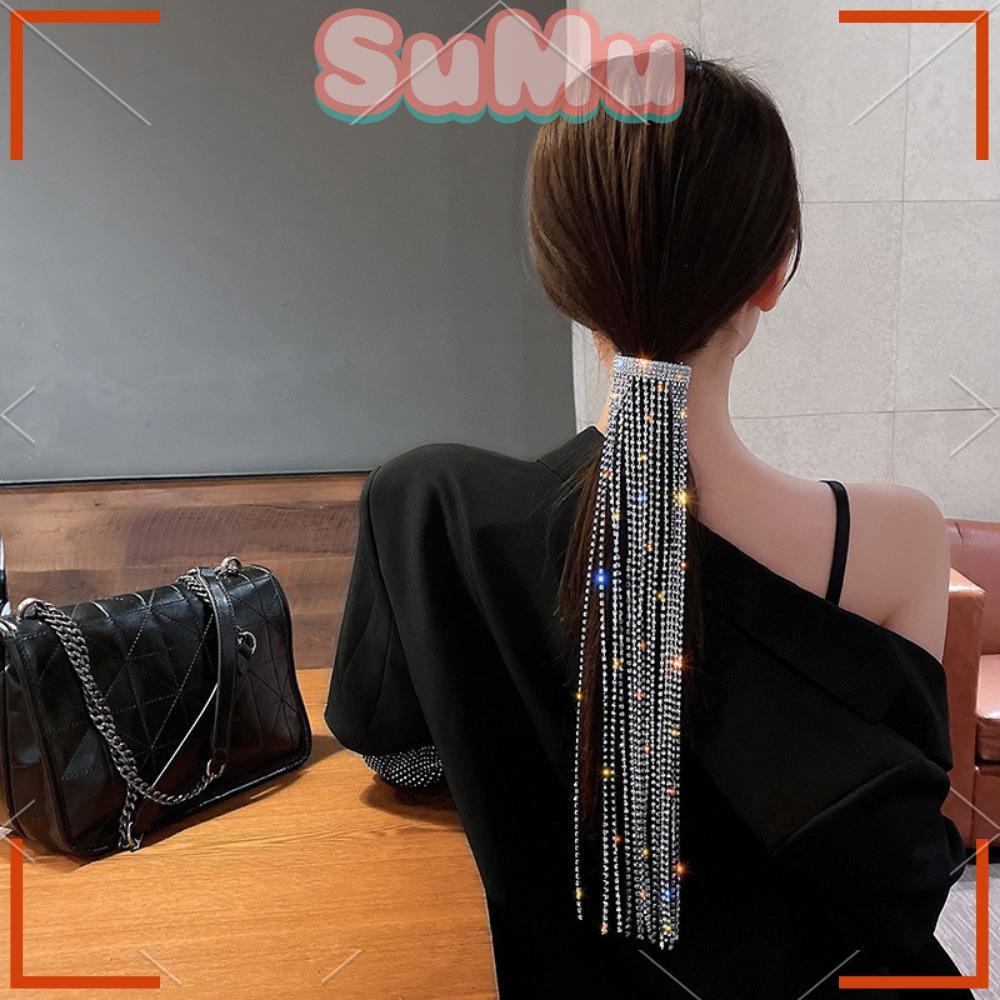 SUMU Toàn Bộ Kẹp Tóc Đính Đá Lấp Lánh Thời Trang