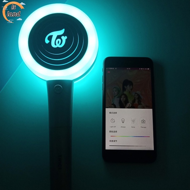 [IS] Gậy Đèn Twice Ver.2 Gen Có Tay Cầm Hình Kẹo Mút Tiện Dụng Ứng Dụng Bluetooth-compatible
