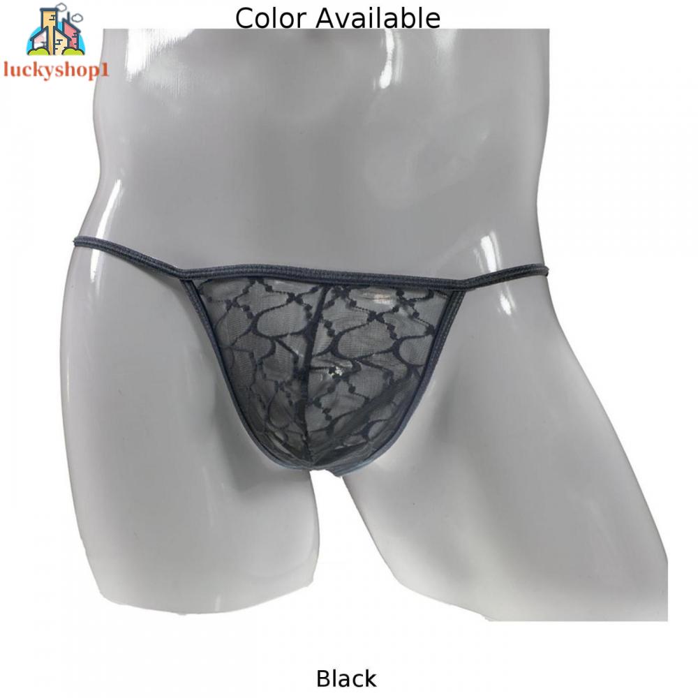 Quần Lót Lưng Thấp Chất Liệu Polyester Màu Đen