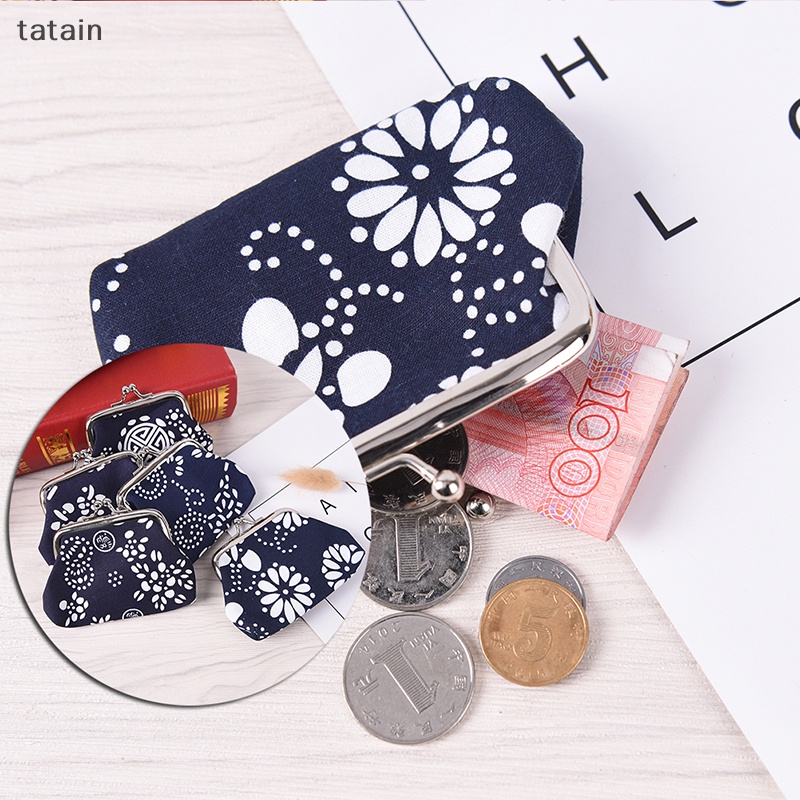 1 Ví Đựng Tiền Xu Họa Tiết Hoa Cho Nữ