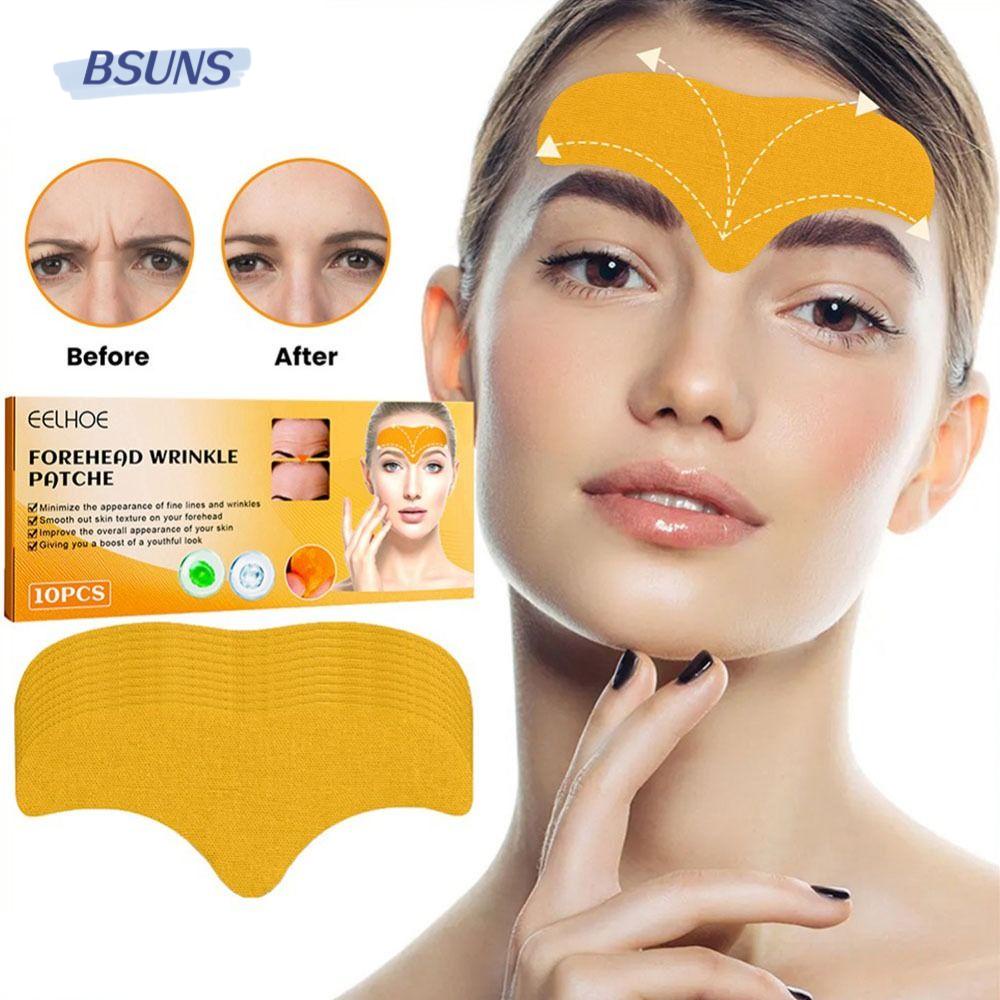 BSUNS Bộ 2 Miếng Dán Loại Bỏ Nếp Nhăn Ở Trán Và Trán