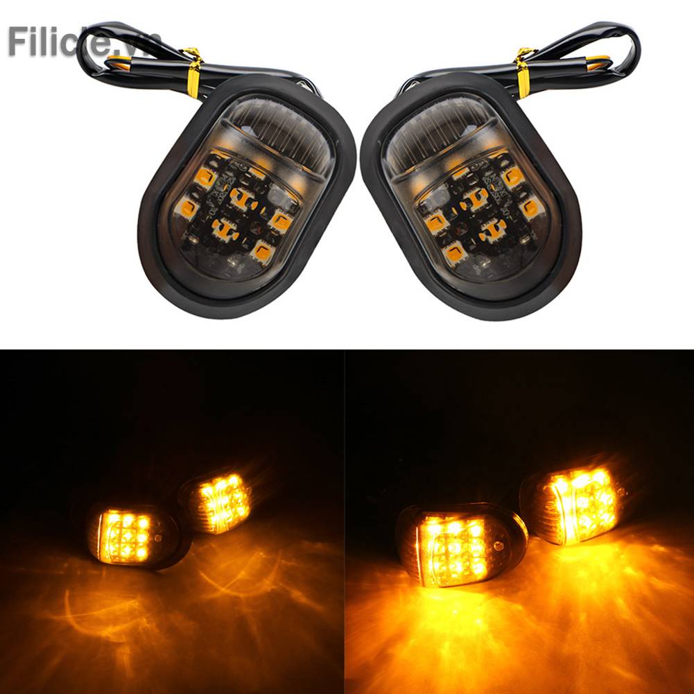 Cặp Đèn Xi Nhan 9LED Siêu Nhẹ Cho Xe Đạp