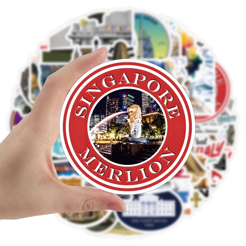 Z&M❀ Bộ 52 Miếng Dán Chống Thấm Nước Dùng Làm Đồ Chơi Kỷ Niệm