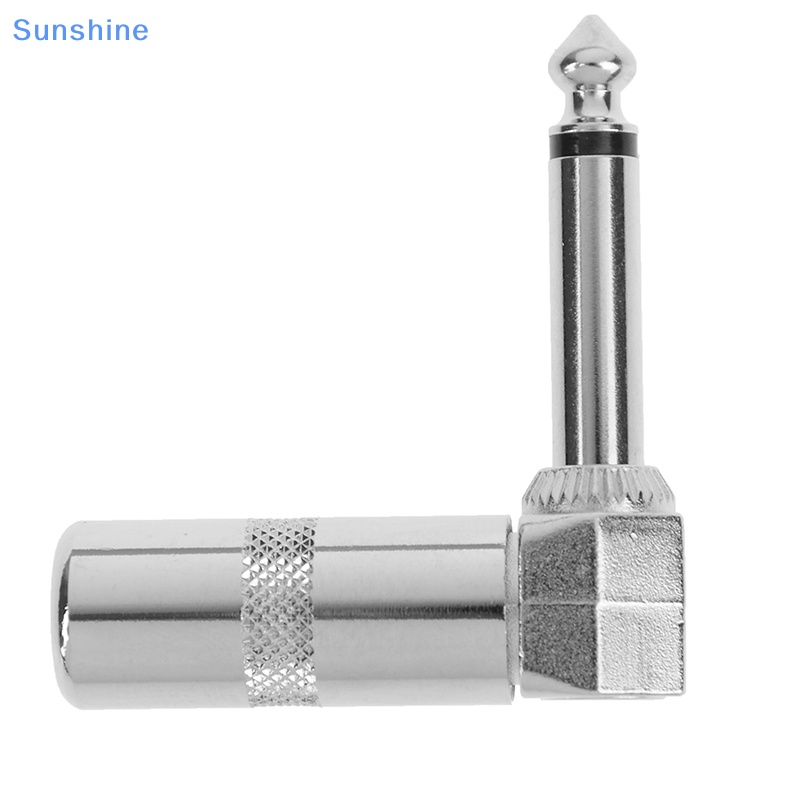 Đầu Nối Dây Đàn Ghi Ta Hình Chữ L Góc Phải 1 / 4 Inch 6.35mm