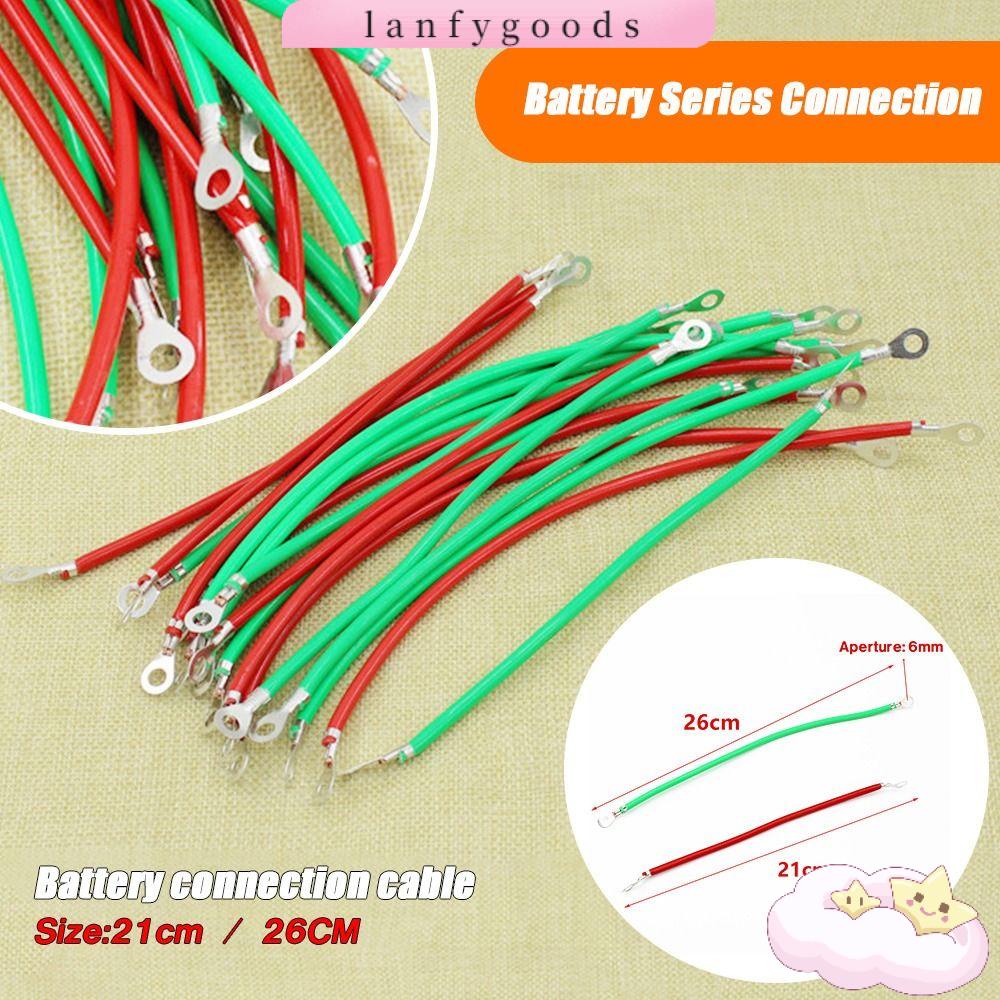 LANFY Bộ 5 Dây Cáp Nối Pin Màu Sắc Ngẫu Nhiên