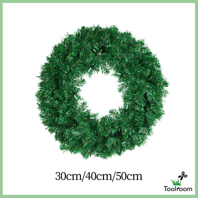 Vòng Hoa Màu Xanh Lá Cây Sống Động Gắn Cửa Sổ / Cầu Thang / Gợn Sóng