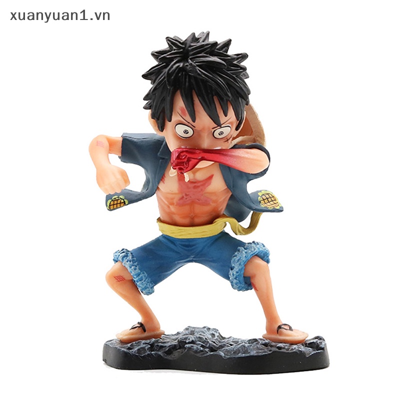 Đồ trang trí Nhân Vật Luffy Trong Phim Hoạt Hình One Piece Bằng PVC Chất Lượng Cao