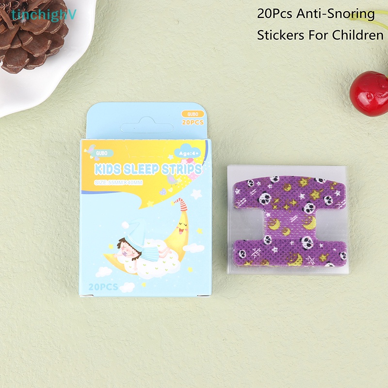 Bộ 20 Miếng Dán Mũi / Môi Chống Ngáy Khi Ngủ Dành Cho Người Lớn Và Trẻ Em