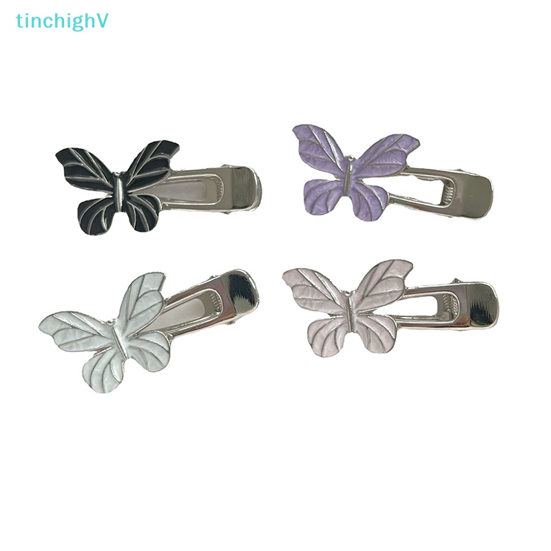 Kẹp Tóc Bướm Bằng Kim Loại Y2K Thời Trang Cá Tính