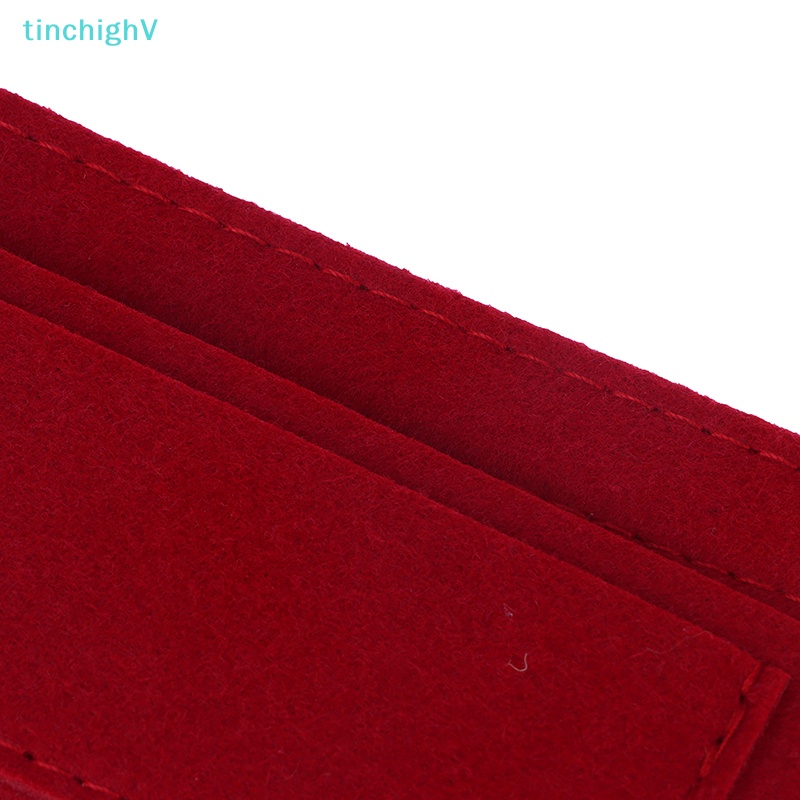 [TinchighV] 1 Túi Đeo Chéo Đựng Thẻ Bằng Vải Nỉ Bên Trong Phong Cách Retro