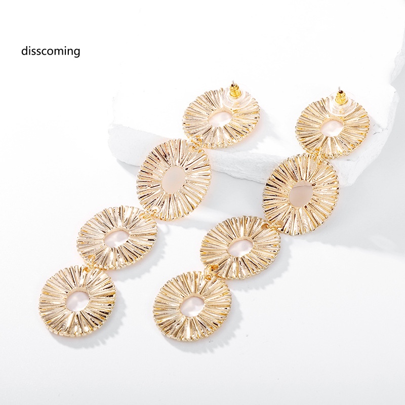 Áo Thun In Hình SL SL SL Thời Trang Năng Động| Khuyên Tai Hình Tròn Rỗng Nhiều Lớp Phong Cách Âu Mỹ Thời Trang Cá Tính