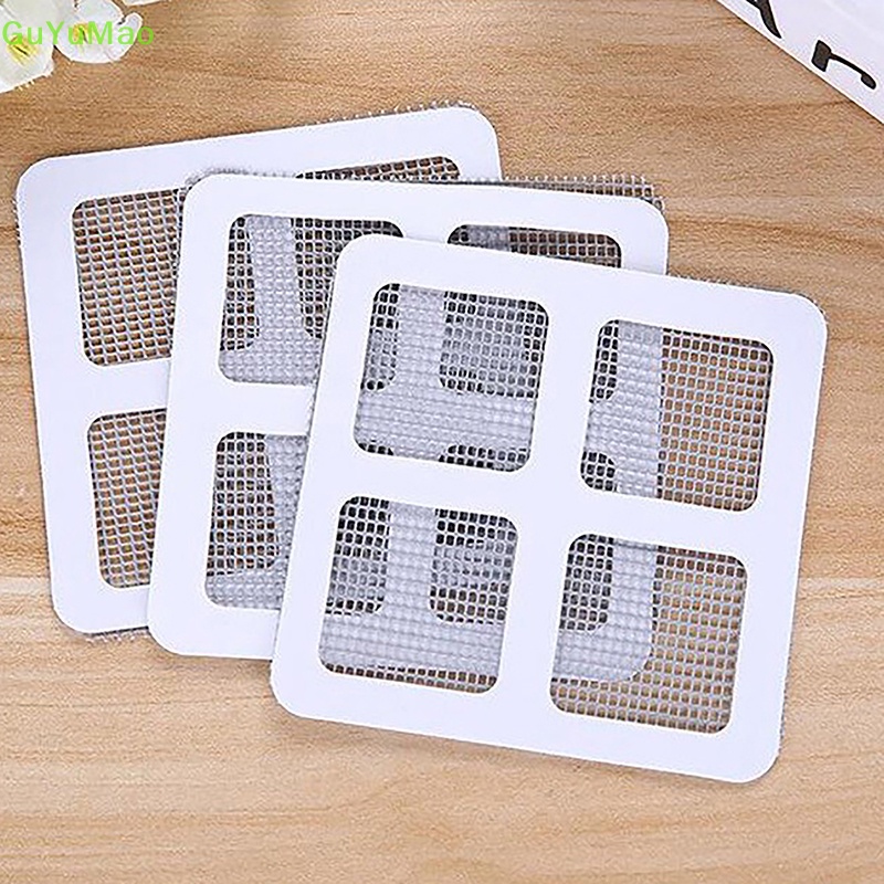 Bộ 10 Miếng Dán Sửa Chữa Màn Cửa Sổ Chống Muỗi / Côn Trùng Tiện Dụng Cho Gia Đình / Văn Phòng
