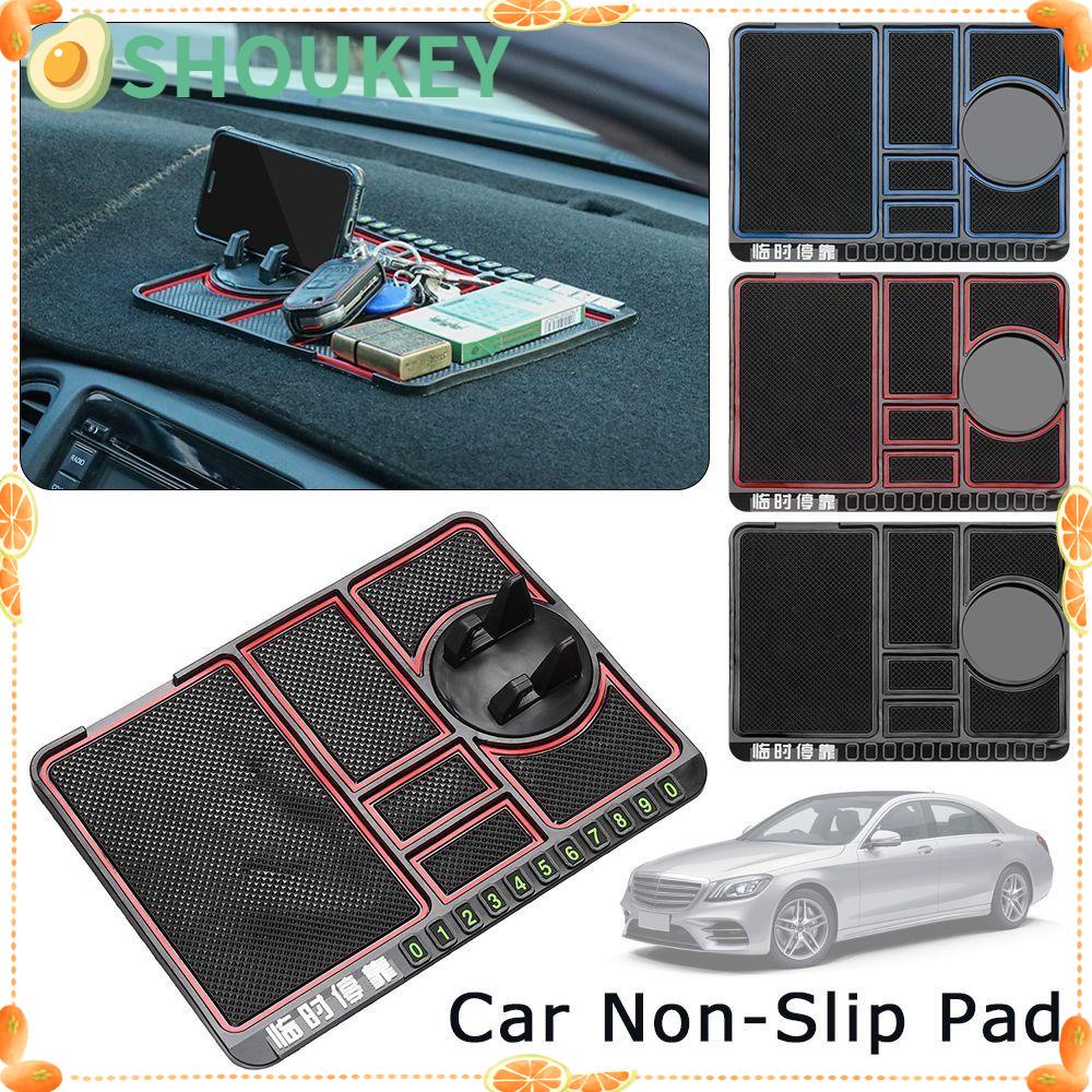 SHOUKEY Giá Đỡ Điện Thoại Đa Năng 4 Trong 1 Bằng PU Chống Trượt Tiện Dụng Cho Xe Hơi