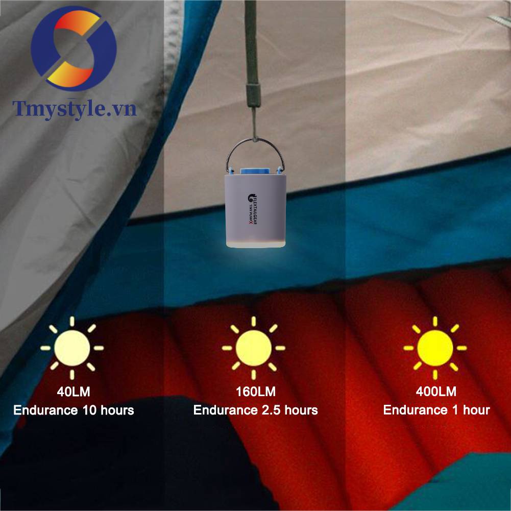 Ống Bơm Hơi Mini 3 Chế Độ Kèm Đèn Led