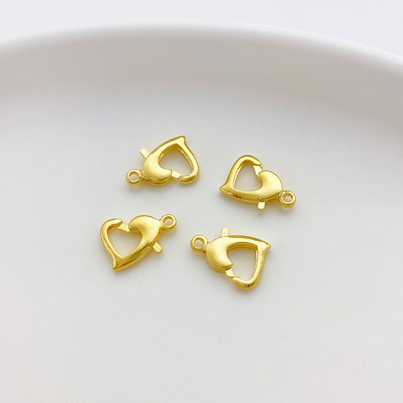 Khóa Càng Cua Mạ Vàng 14K Nhiều Màu Sắc Dùng Làm Trang Sức diy