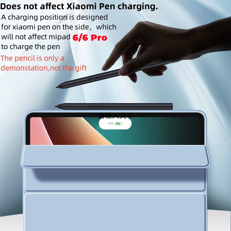 Bao Da Máy Tính Bảng Silicone Với Chức Năng Thức / Ngủ Tự Động Cho Xiaomi mi pad 6 pro 2023 / Redmi pad 10.61 Xiaomi mi pad 6 / 5 pro