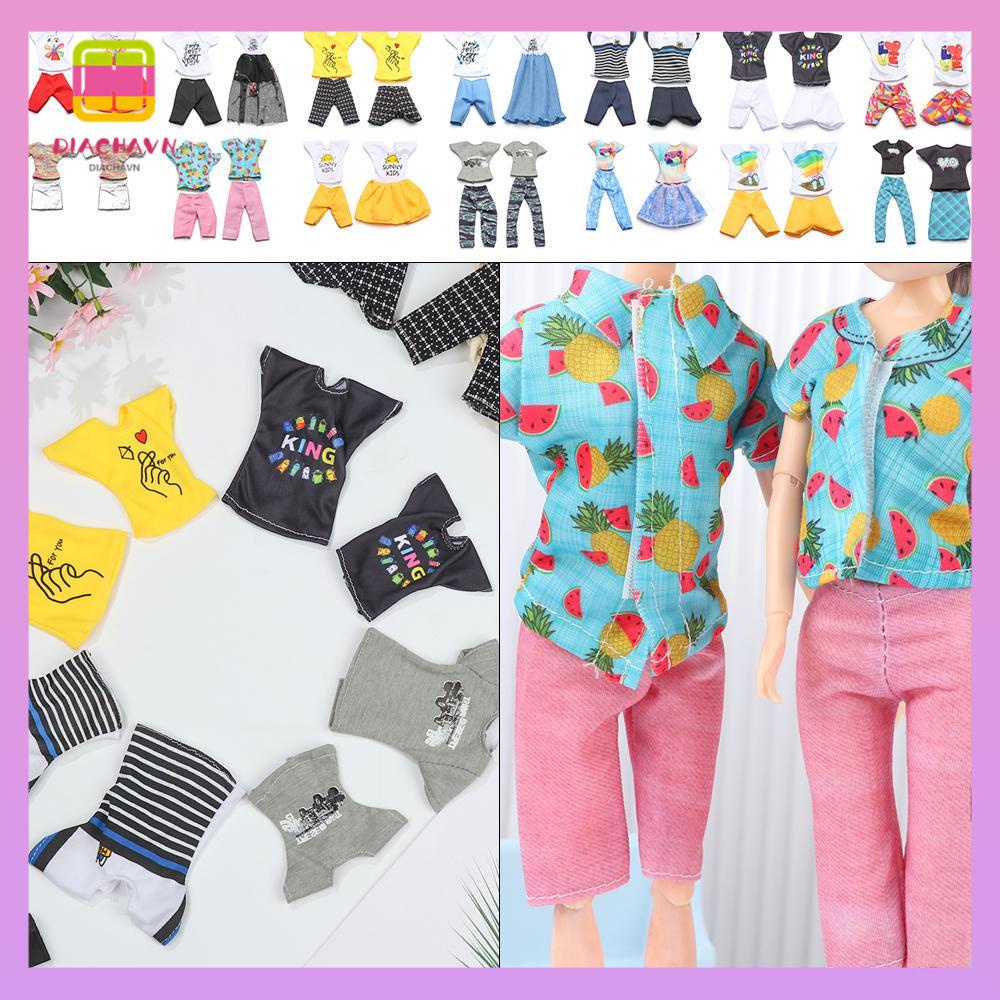 DIACHAVN Set 2 Bộ Trang Phục Mini 30cm Dùng Làm Đạo Cụ Chụp Ảnh Cho Búp Bê