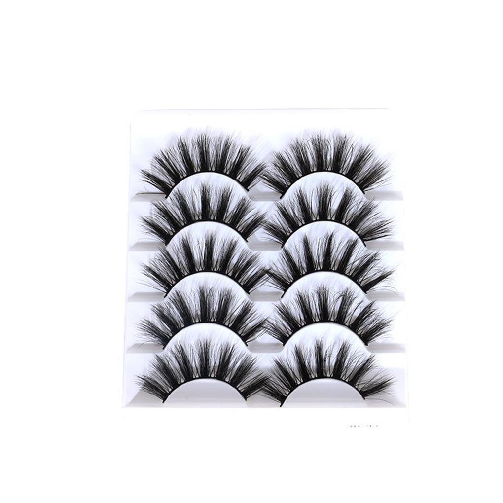 Set 5 Cặp Lông Mi Giả 3D Mềm Mại Tự Nhiên