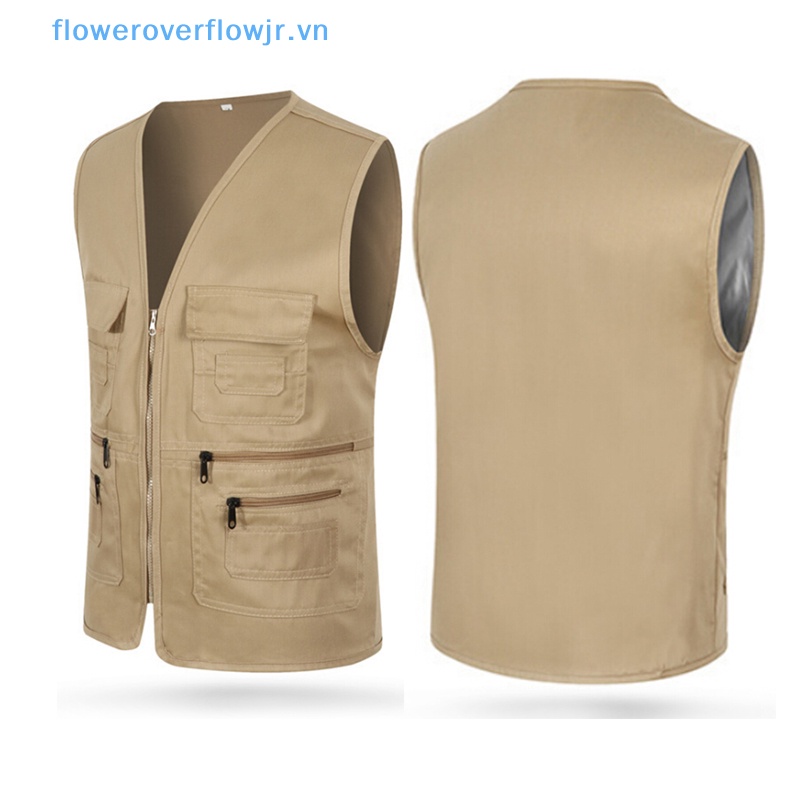 Áo Khoác Ghi Lê Nhiều Túi FJR Câu Cá / Leo Núi / Chụp Ảnh Ngoài Trời Cho Nam