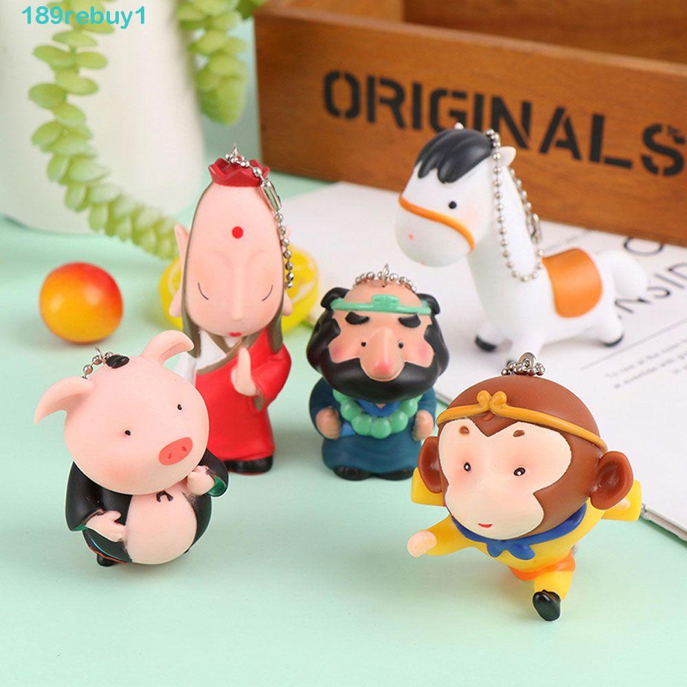 REBUY1 Móc Chìa Khóa Hình Chú Tiểu Thầy Sư Đáng Yêu