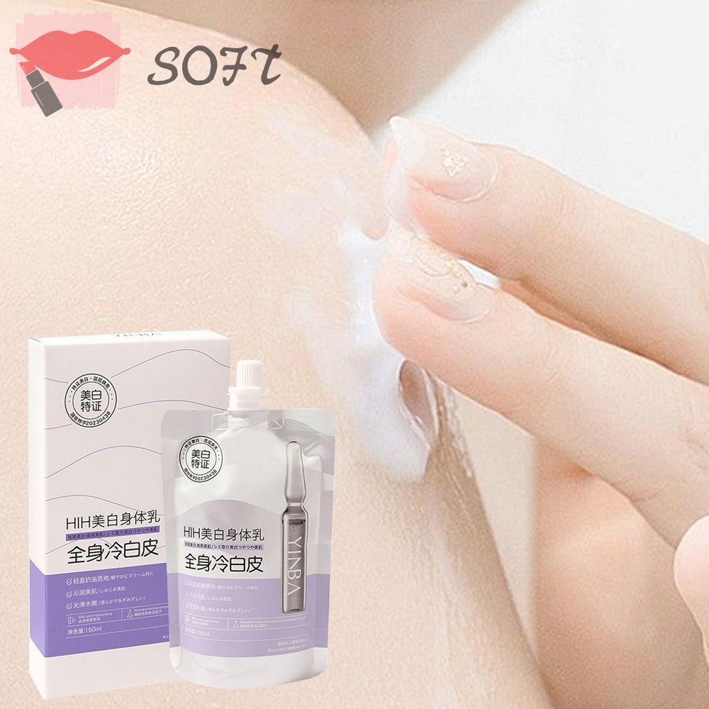 SOFTNESS Sữa Dưỡng Thể 150ml Chứa Vitamin C Giúp Làm Trắng Và Dưỡng Ẩm Cho Toàn Thân